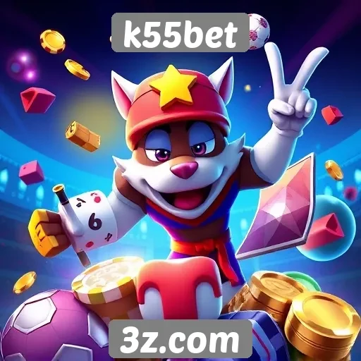 Oferta de jogos disponíveis na plataforma k55bet